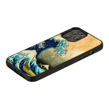 Etui ochronne iKins do Apple iPhone 12 Pro Max z wzorem Wielkiej Fali