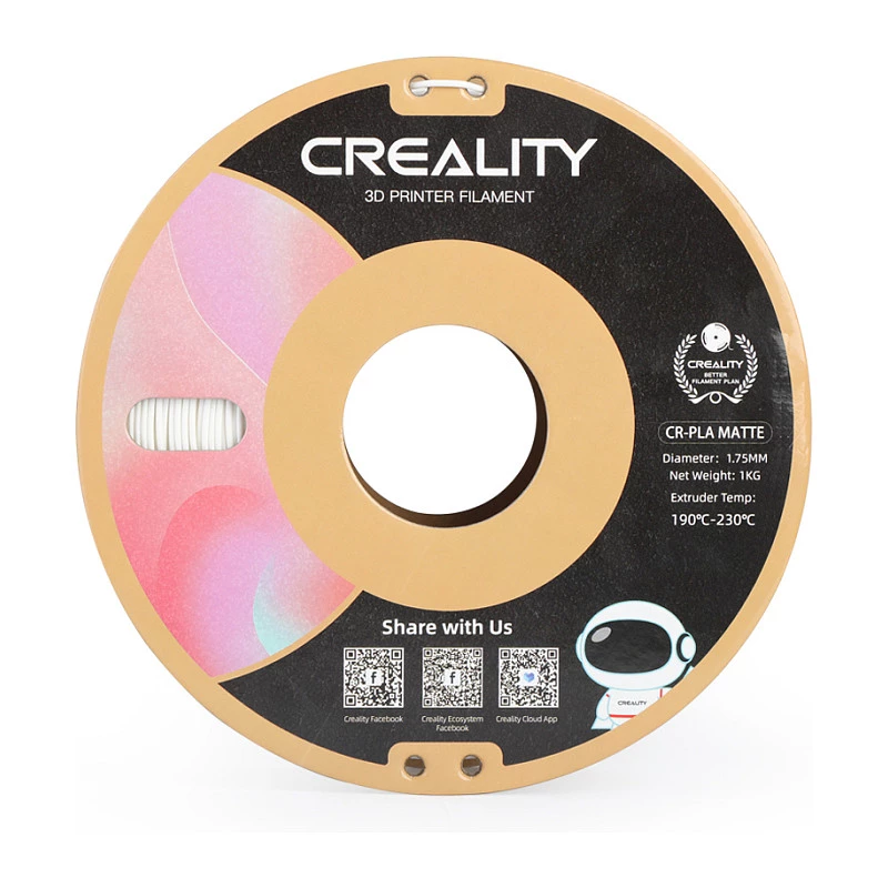 Szpula filamentu Creality PLA 1.75 mm Biały 1 kg (model 3301010296)