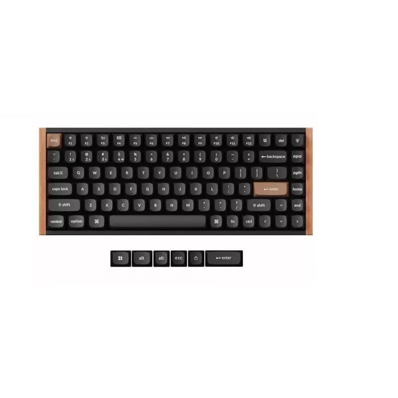 Bezprzewodowa klawiatura mechaniczna Keychron K2 Special Edition — kompaktowy układ 75%, podświetlenie RGB, czarna, model K2H-F1