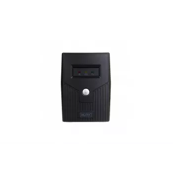 Zasilacz awaryjny UPS DIGITUS Line-Interactive DN-170064-B 800 VA (480 W), AVR, LCD, Tower, 2 gniazda AC, typ F