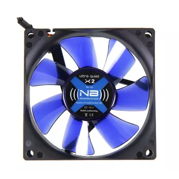 Fan Noiseblocker CzarnySilentFan X2 8 cm 1800 RPM 45 m³/h Czarny