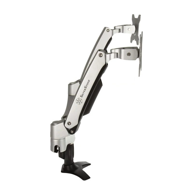 SilverStone SST-ARM22SC Uchwyt na dwa monitory - srebrny