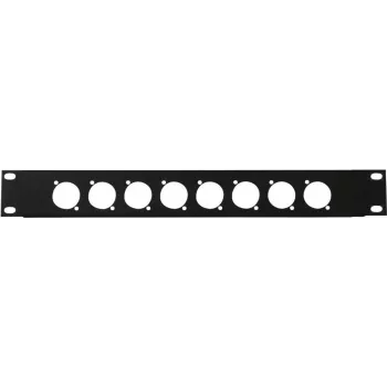 Panel przedni Omnitronic Z-19 8x XLR D-Type 1U - adapter rackowy z ośmioma złączami XLR