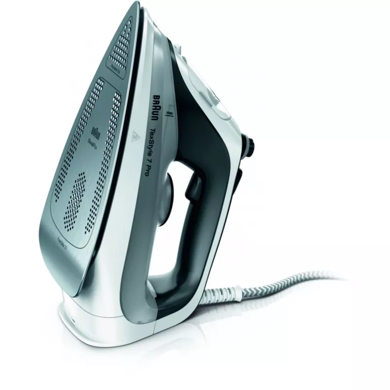 Braun TexStyle 7 Pro SI7149WB żelazko suche i parowe EloxalPlus stopa 2900 W czarny, biały