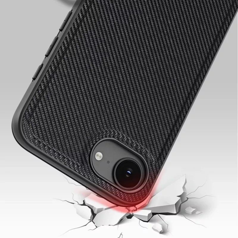 Etui Nevox 2499 do telefonu komórkowego, czarne, na iPhone'a 16e, 15,5 cm