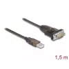 DeLOCK Adapter USB 2.0 Typ-A na szeregowy RS-232 D-Sub 9-pin męski 1,5m