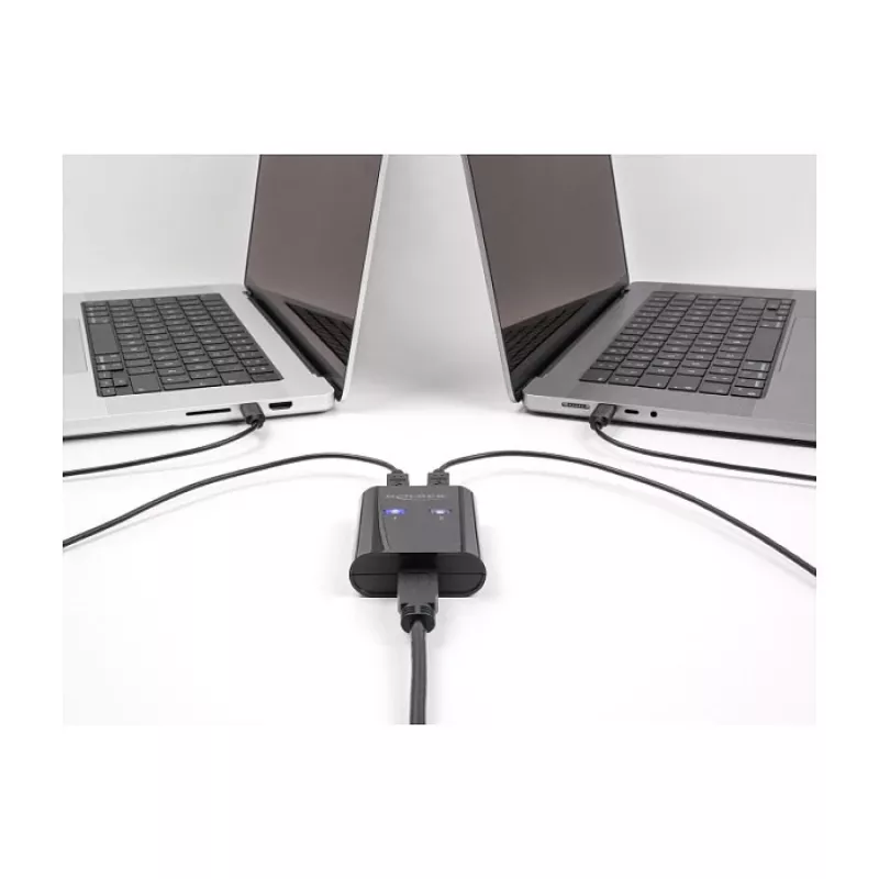 DeLOCK USB Switch 2 PC to 1 Device 5 Gbps Czarny