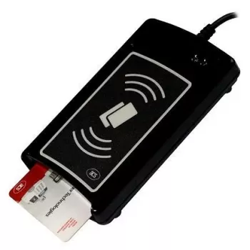 ACS ACR1281U-C1 DualBoost II Czytnik kart inteligentnych USB USB 1.1 Czarny (ACR1281U-C1ACSA)