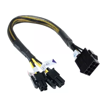 Akasa AK-CB8-8-EXT - Spannungsversorgungs-Verlängerungskabel - 4 PIN ATX12V (W)