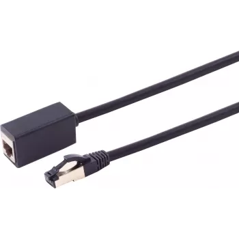 Kabel sieciowy S/CONN 08-44055 Czarny 5m Cat8.1 S/FTP RJ-45