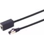 Kabel sieciowy S/CONN 08-44055 Czarny 5m Cat8.1 S/FTP RJ-45