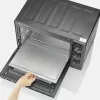 Mini piekarnik SEVERIN TO 2075 — pojemność 30 L, 1600 W, wolnostojący, czarny, funkcja grilla
