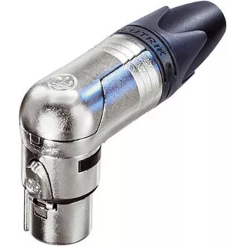 Neutrik XLR-Connector Socket, angled Number of Poles: 5 srebrny NC5FRX 1 szt. (NC5FRX)