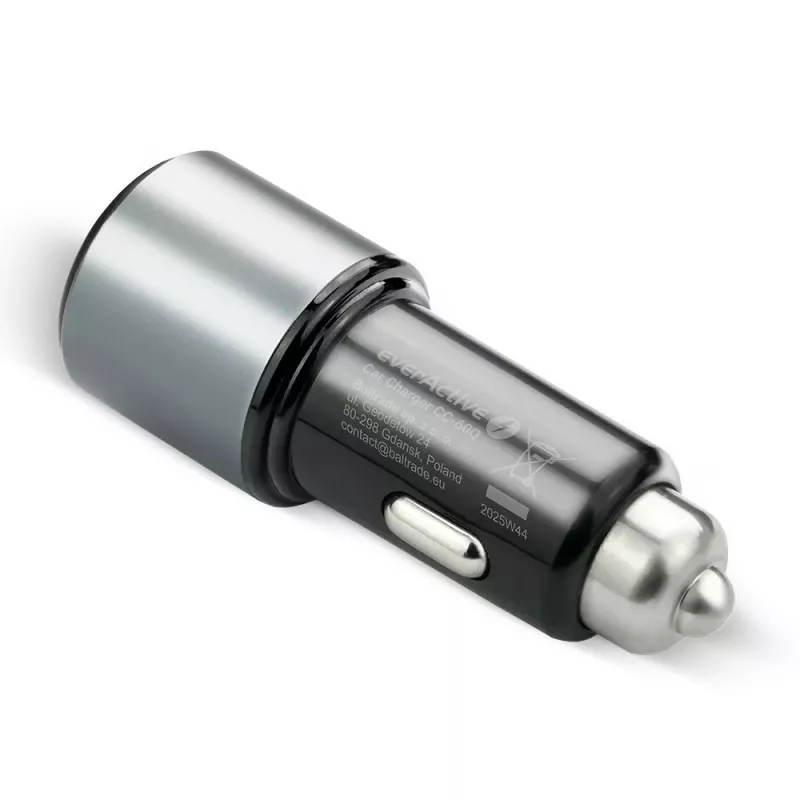 Car charger everActive CC-60Q, QC3.0, do 83 W, USB ładowarka samochodowa