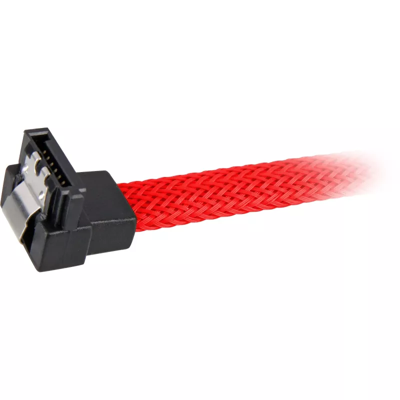 Kabel SATA Sharkoon SATA 3 0,45m 7-pin Czarny Czerwony