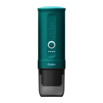 Przenośny ekspres do kawy Outin Nano Czarny Teal — 20 bar, kawa mielona, bateria 7500 mAh, 0,67 kg