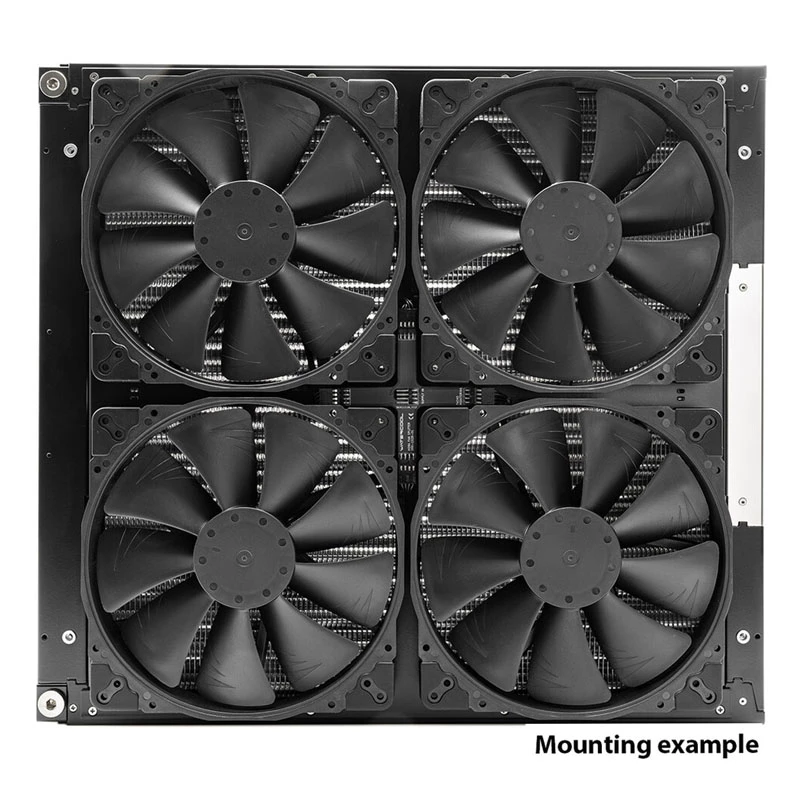 Rozdzielacz do chłodnicy Watercool MO-RA X-Splitter dla wentylatorów Noctua NF-A20