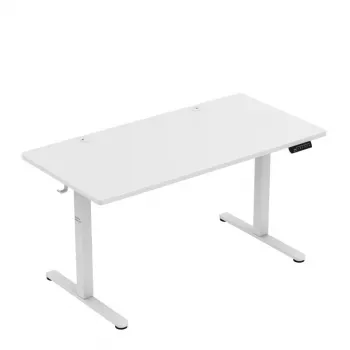 Biurko mark adler Leader 7.3 Białe — ergonomiczne stanowisko pracy z regulacją wysokości