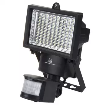 Maclean MCE442 Lampa solarna LED reflektor z czujnikiem ruchu naścienna lampa zmierzchowa IP44 6W 6000K