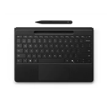 Microsoft Surface Pro Flex klawiatura z panelem dotykowym i stacją dokującą cienki Pen, QWERTZ niemiecki, Bluetooth, czarny (8YU-00006)