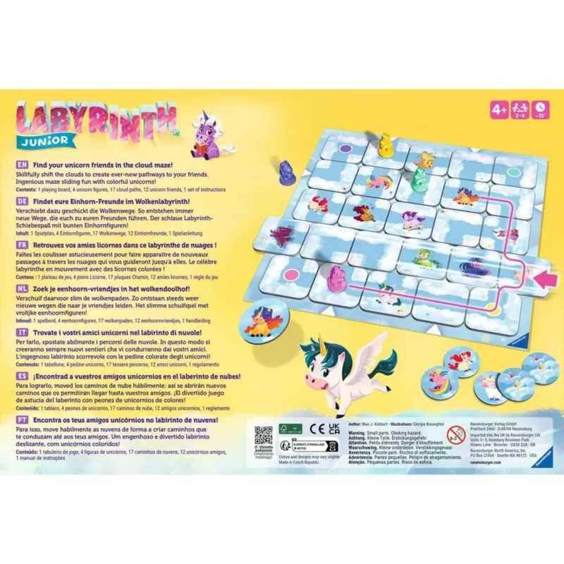 Gra planszowa Ravensburger 23046 — rodzinna gra kafelkowa, 15 min rozgrywki, wiek 4+
