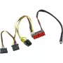 Inter-Tech 88882193 - ATX (20-pin) - SATA 15-pin + Molex (4-pin) - prosty - prosty - Wielokolorowy - 35 mm (88882193)