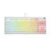 Klawiatura SteelSeries Apex 3 TKL US, biała