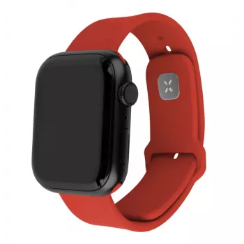 Fixed | Sporty Strap Set dla Apple Watch 42/44/45 mm | 170-235 mm | Czerwony | Silikon