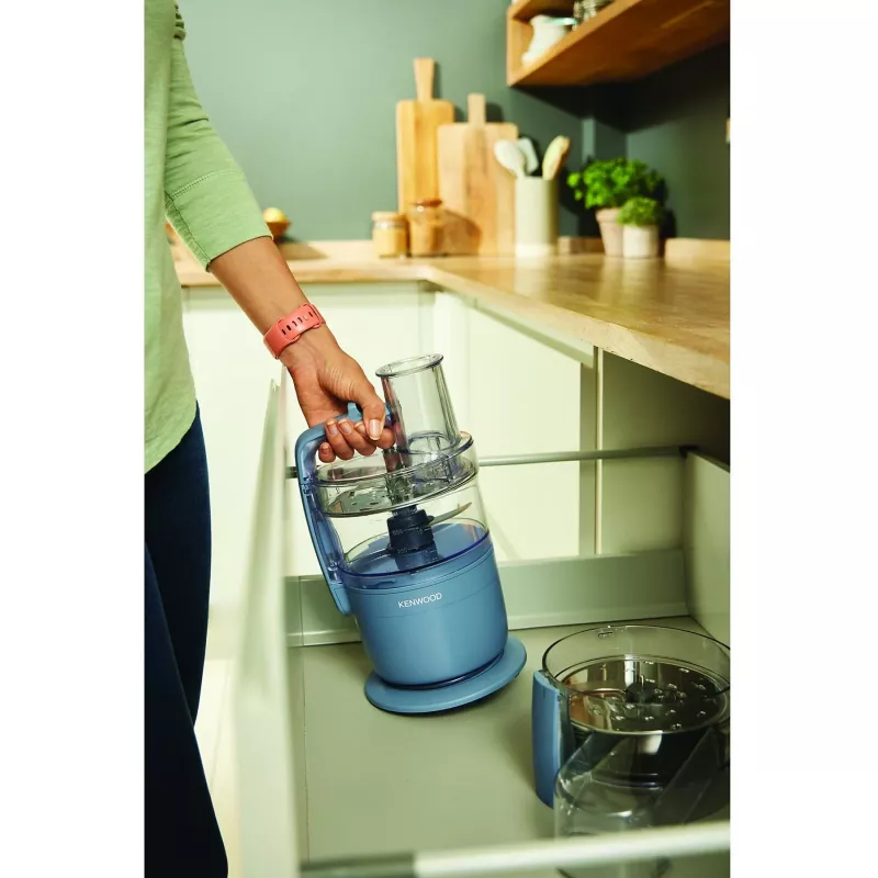 Ręczny rozdrabniacz Kenwood FDP23.140GY MultiPro Go — kompaktowy przenośny siekacz, szary