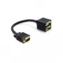 Adapter VGA DeLOCK 65060 męski na 2x żeński 0,2 m