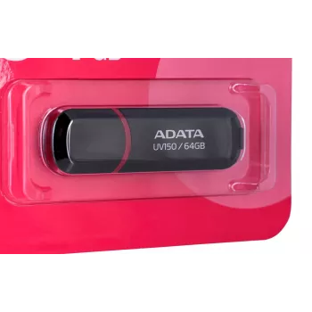 Pamięć USB ADATA DashDrive UV150 64 GB USB Type-A 3.2 Gen 1 (3.1 Gen 1) Czarny
