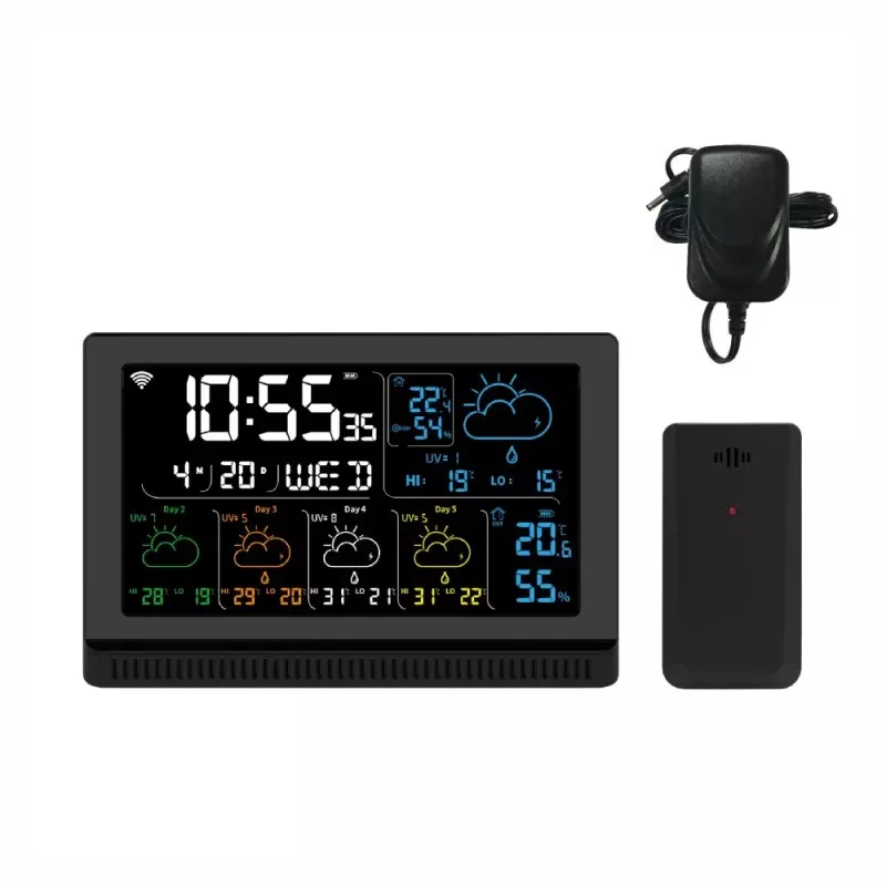 Inteligentny głośnik MANTA MTO200B Windy Czarny — bezprzewodowe audio Bluetooth i Wi‑Fi, obsługa asystenta głosowego