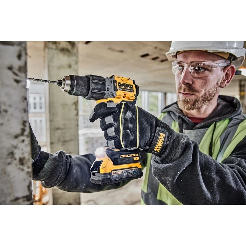 Wiertarka pistoletowa DeWalt DCD805NT-XJ — 18 V bezszczotkowa, 2000 obr./min, 90 N·m, uchwyt 13 mm, 1,34 kg