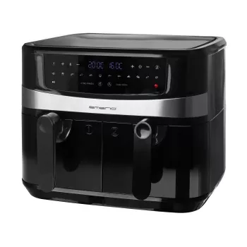Frytkownica beztłuszczowa Emerio AF-126672.4 9 l podwójna 2400 W czarna