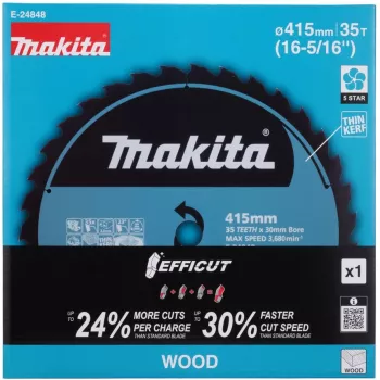 Makita E-24848 Brzeszczot EFFICUT do akumulatorowej pilarki tarczowej HS013G szerokość cięcia 2,30 (E-24848)