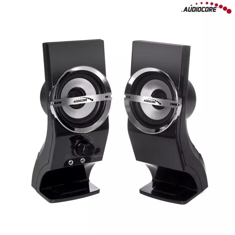 Głośniki stereo Audiocore AC805 2.0 PC 6W Czarny