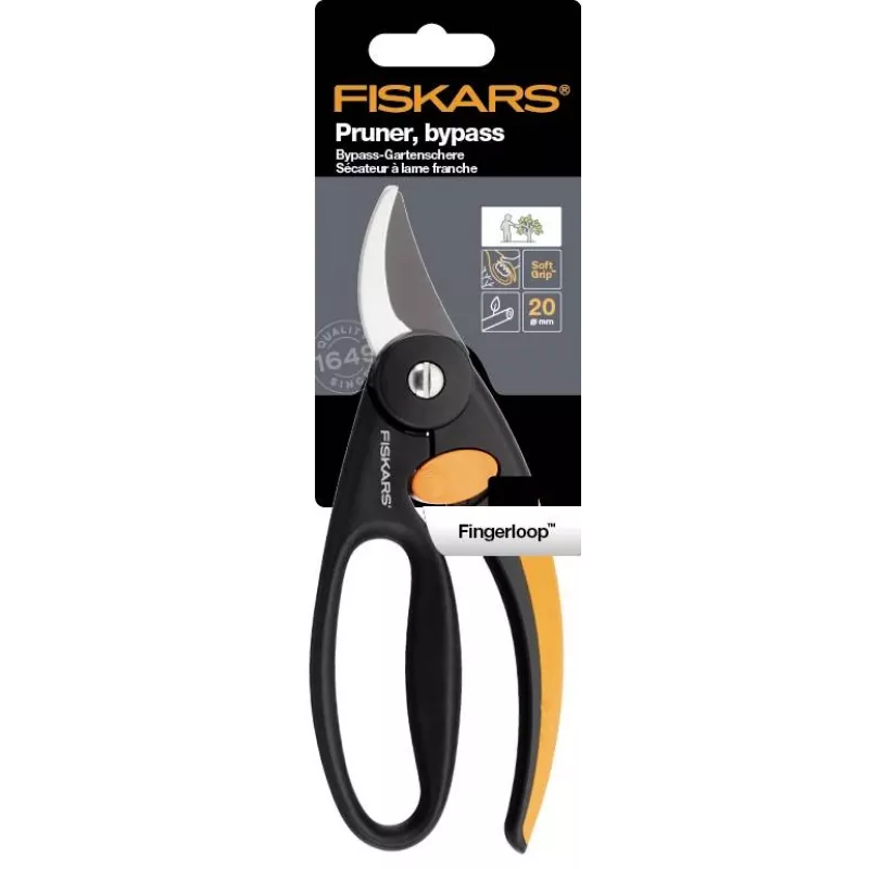 Sekatory Fiskars 111440 Bypass Czarny — Fiskars 1001534 (Sekator ręczny, Bypass, Czarny)