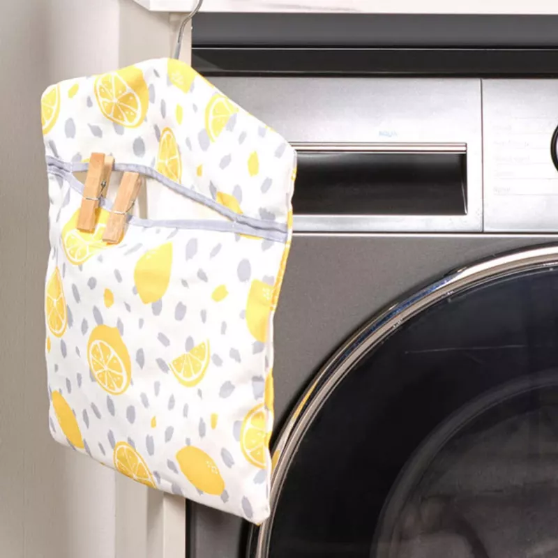 Beldray Peg Bag LA032005LEMFEU7 Lemon Print – wiszący worek na klamerki do prania