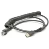 Kabel USB Honeywell, spiralny, długość: 2,9 m, kolor: czarny, do Voyager/Fusion/Focus (53-53235-N-3)