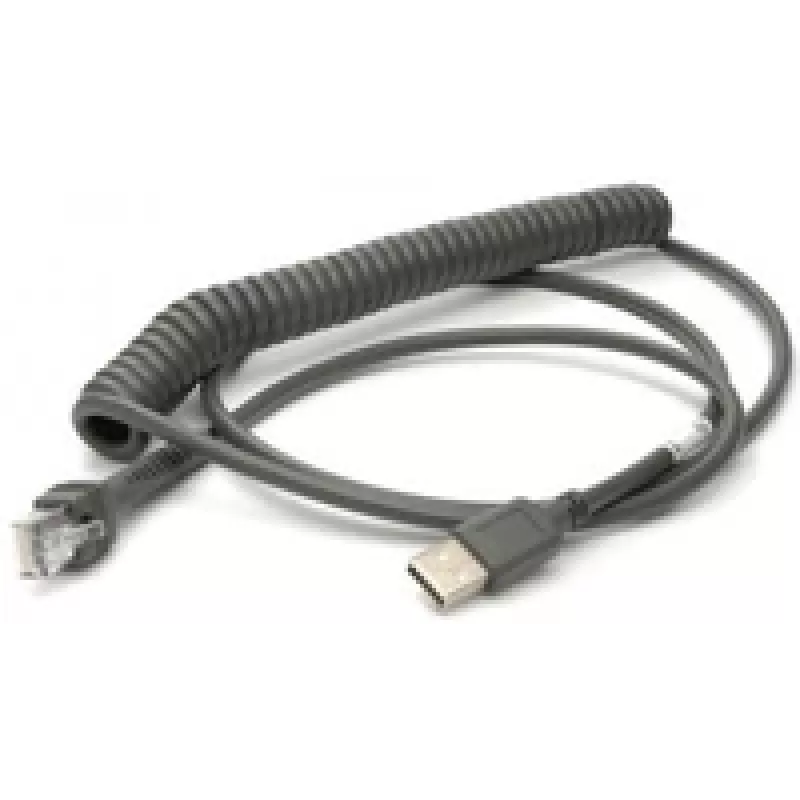 Kabel USB Honeywell, spiralny, długość: 2,9 m, kolor: czarny, do Voyager/Fusion/Focus (53-53235-N-3)