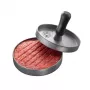 Prasa do hamburgerów GEFU 89419, tworzywo sztuczne, Ø 11,8 cm, wysokość 93 mm, szary/czarny