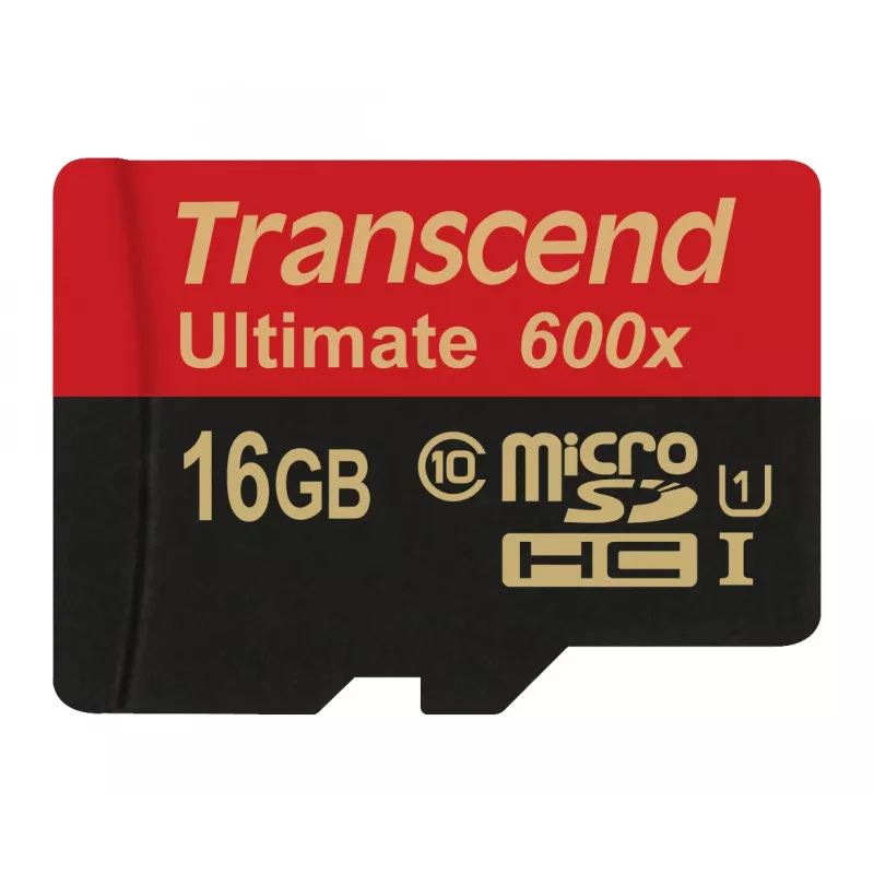 Transcend microSDHC MLC 16GB Class 10 UHS-I 600x + adapter SD