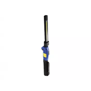Ręczna lampa robocza Varta Work Flex Czarna LED, 100 lm, wbudowana bateria, 6 h, aluminium/nylon/PC/guma, 120 mm