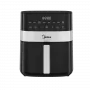 Frytkownica powietrzna Midea | MF-CN65E | Moc 1700 W | Pojemność 6,5 L | Czarny