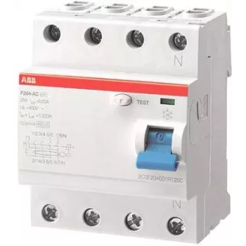 ABB wyłącznik różnicowoprądowy F204 A-63/0,03 L N złącza F204A-63/0,03 L (2CSF204123R1630)