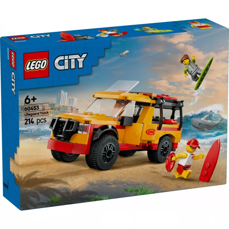 LEGO CITY 60453 Ciężarówka ratownicza z plaży