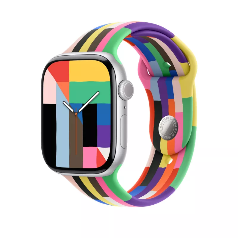 Apple MDWF4ZM/A Pasek do zegarka sportowy edycja Pride Multikolor Fluoroelastomer