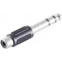 shiverpeaks BS57074 złącze kablowe 6,3 mm czarne - stal nierdzewna (BS57074)