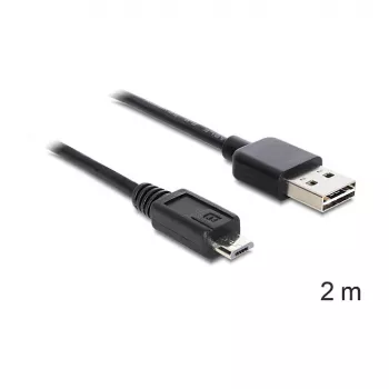Kabel USB DeLOCK EASY-USB 2.0-A Micro-B 2m