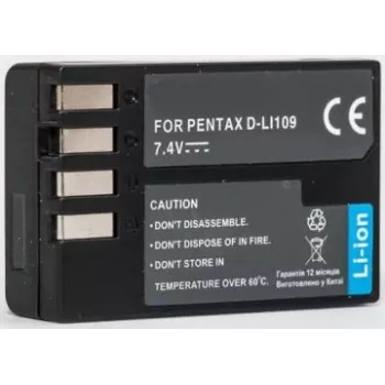 Akumulator do aparatu ładowalny extra digital D-Li109 7,2 V 1860 mAh (MPN DV00DV1283)